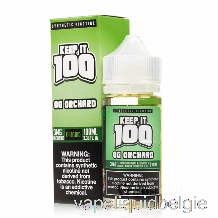 Vape Smaken En Boomgaard - Bewaar Het 100 - 100 Ml 0 Mg